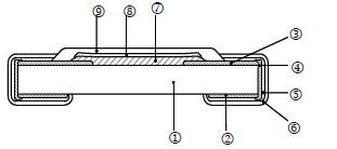 Anti sulfurated Thick Film Array Chip Resistor - AS Series Construction