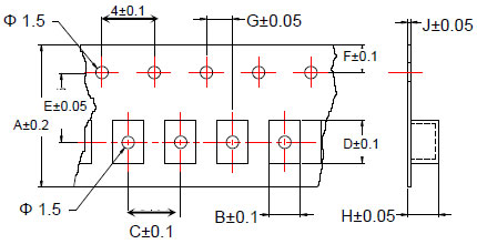 Embossed Plastic Tape Specifications - NL Series